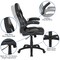 Emma and Oliver Gaming Desk Bundle - Cup & Headphone Holders/Mouse Pad Top